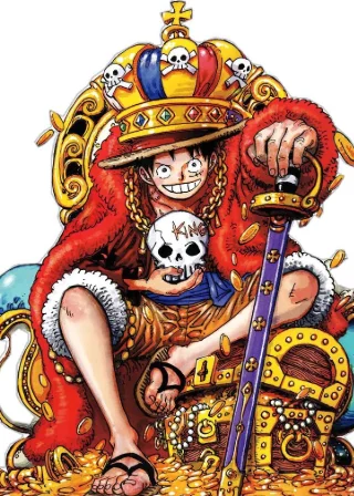 Illustration de la carte Luffy - Roi des pirates